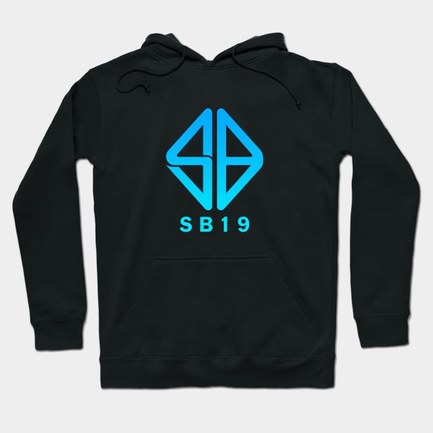 SB19 PPOP GROUP LOGO BLUE Hoodie by MANSE